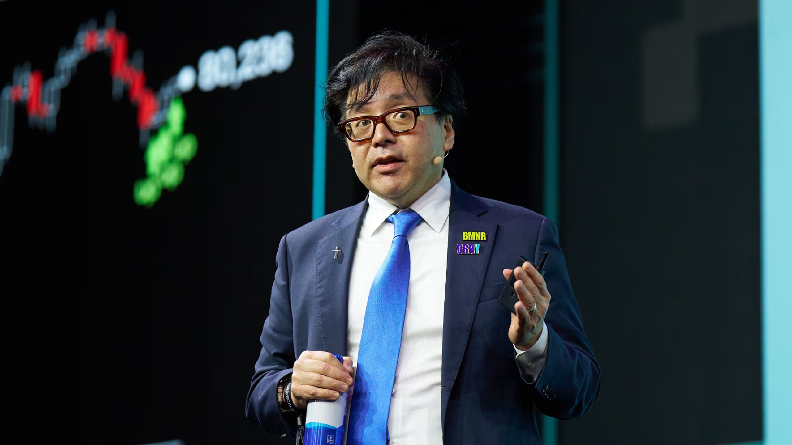 Tom Lee 迈阿密演讲：比特币如在五月底高于 7.6 万美金，则标志熊市结束