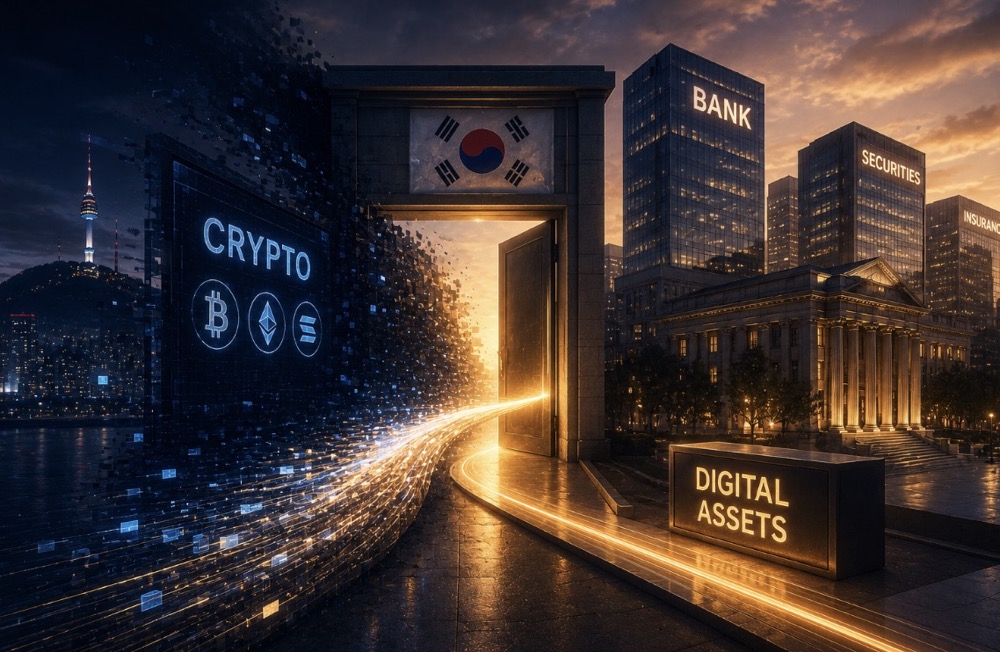 Korea encryption market power transfer: traditional finance grabs digital asset entry