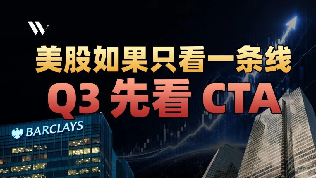 白线|美股如果只看一条线:Q3 先看 CTA